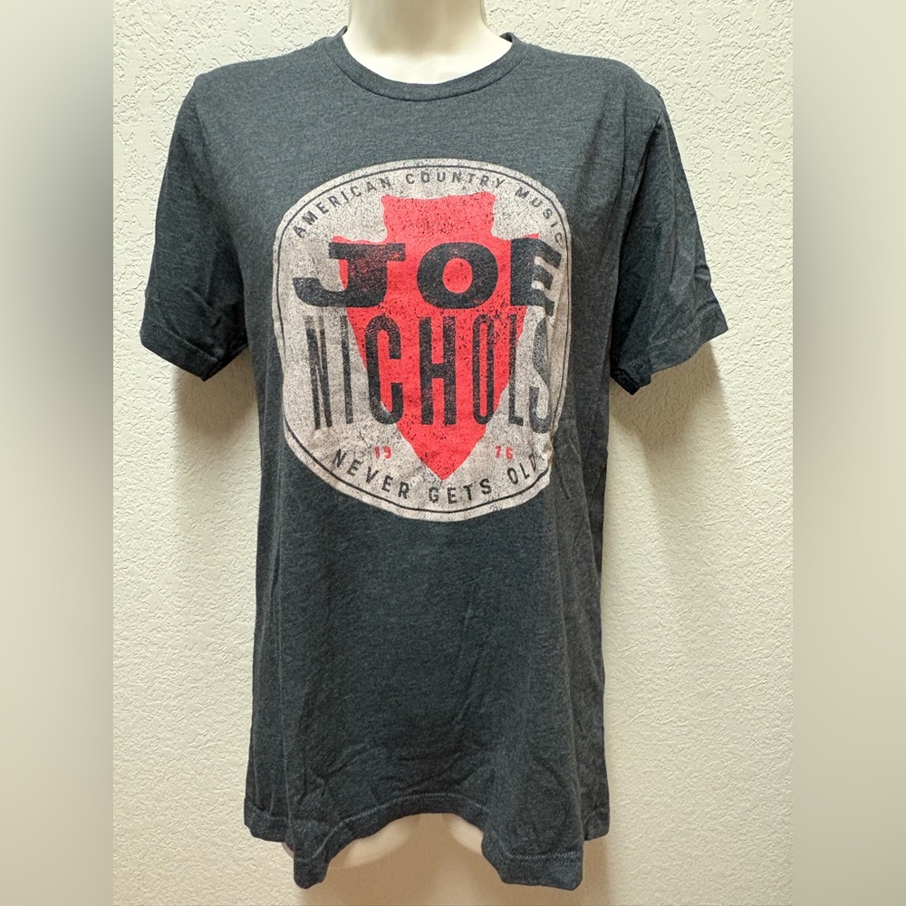 Joe Nichols Music Gray Graphic T-Shirt Concert